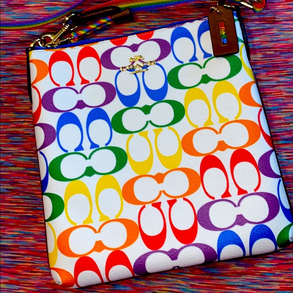 COACH PRIDE COLLECTION 🌈 Crossbody purse!!